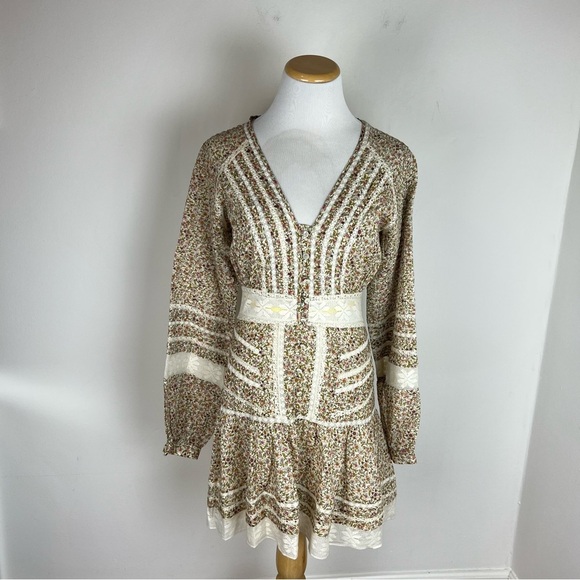 NWT Veronica Beard Addilyn Floral Long Sleeve Dress Size 4 - Picture 6 of 13